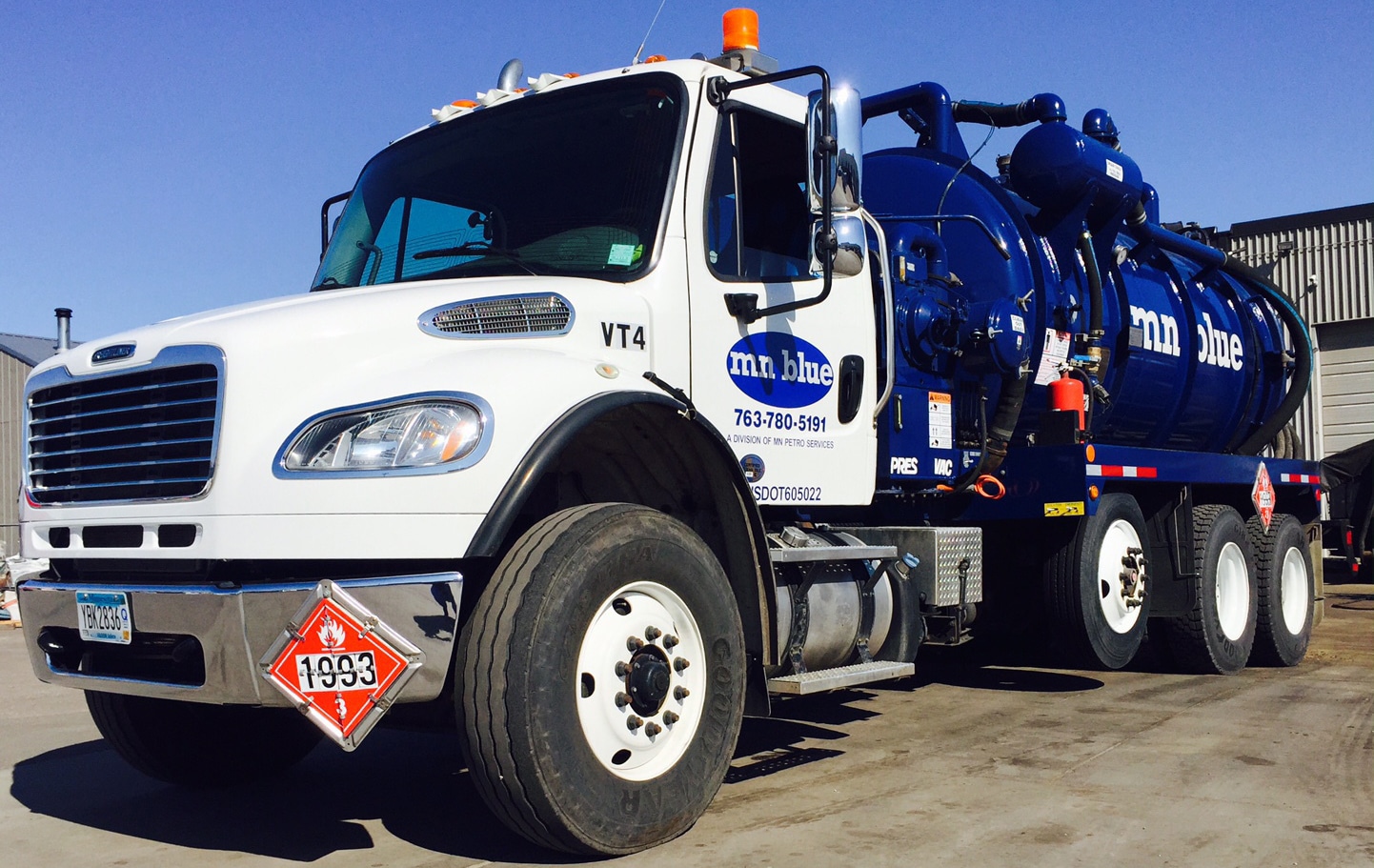 MN Blue Vac Truck MN Blue Vac Truck